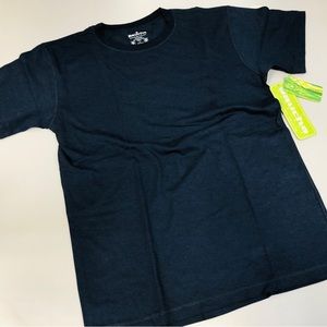 NWT Saucha Bamboo/Cotton Youths T Shirt, Navy, Sz YT